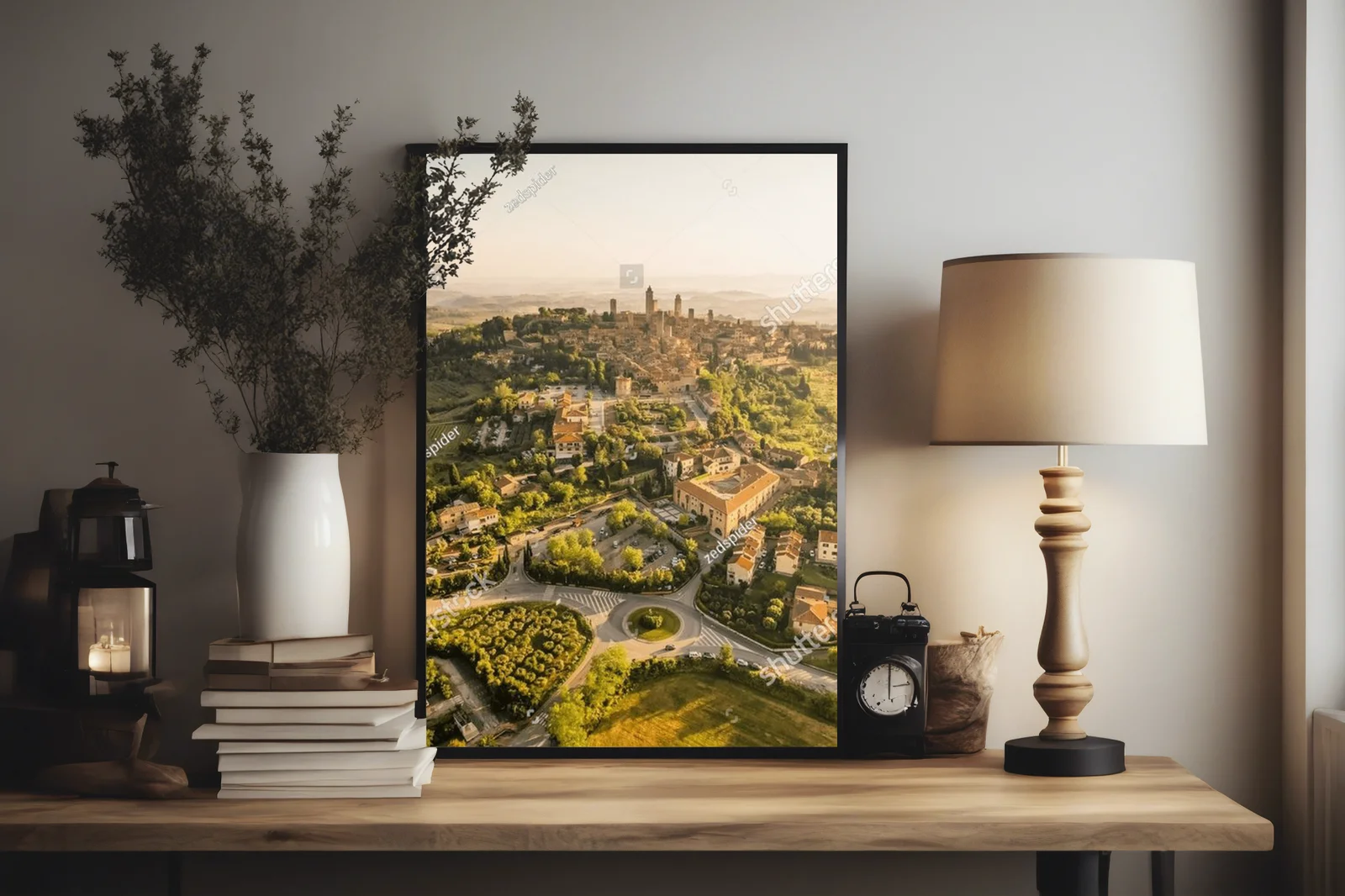 Urok San Gimignano w pastelowych barwach