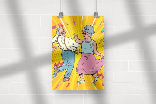 Nostalgiczne tańce w miodowych odcieniach radości