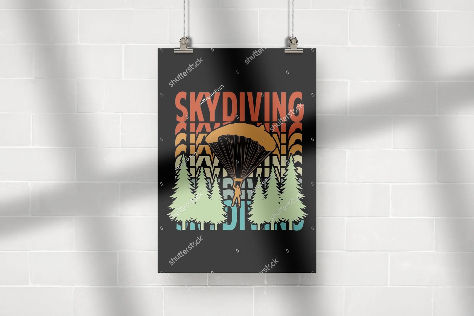 Retro design dla miłośników skydive'u