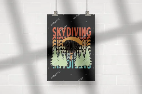 Retro design dla miłośników skydive'u