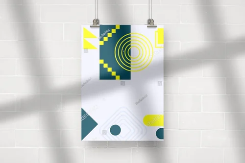 Nowoczesna geometria w pastelowych odcieniach