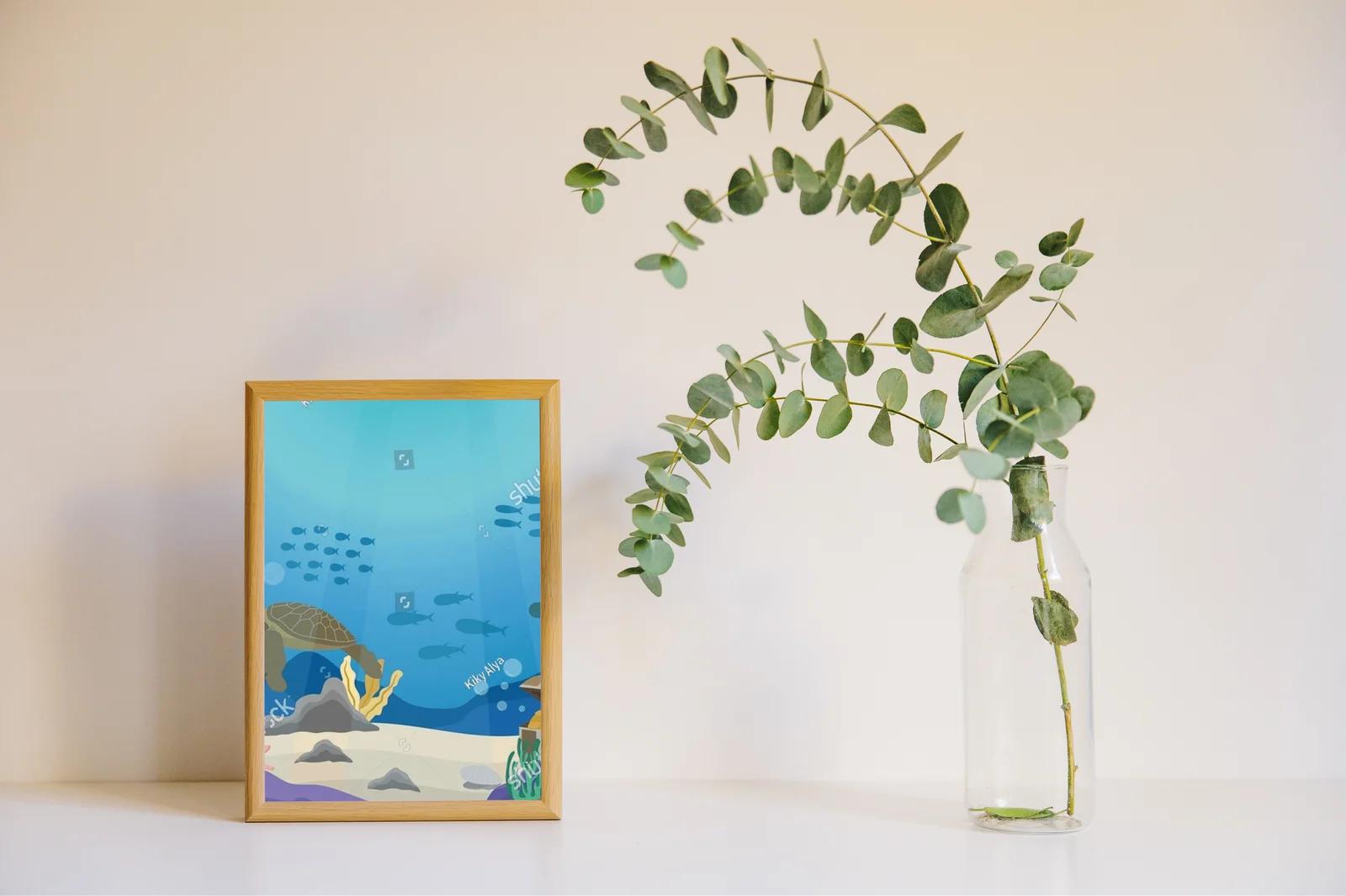 Podwodne krainy: tajemnice oceanu w pastelowych tonach
