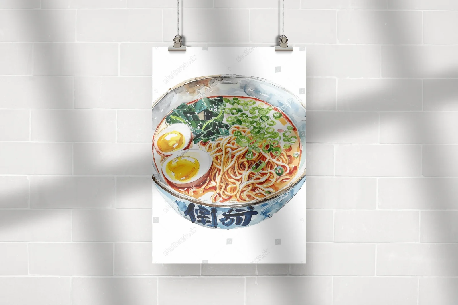 Ramen w akwarelowym stylu – smak Japonii