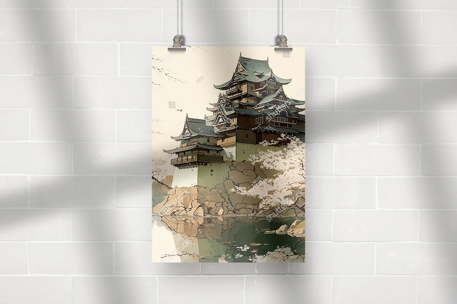 Hiroshi - Starożytna pagoda w leśnej scenerii