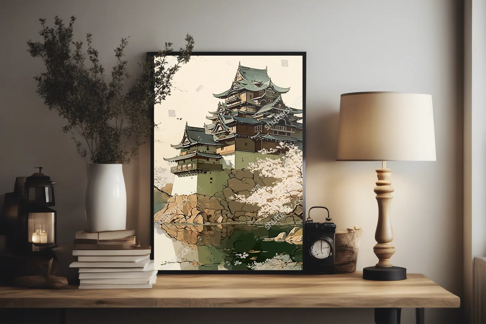 Hiroshi - Starożytna pagoda w leśnej scenerii
