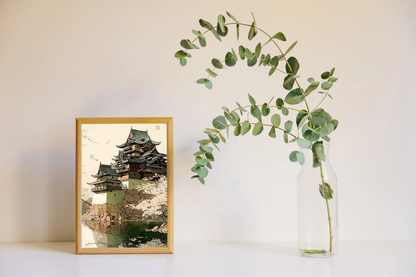Hiroshi - Starożytna pagoda w leśnej scenerii