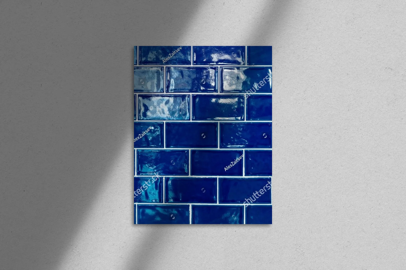 Elegancja niebieskich ceramicznych płytek