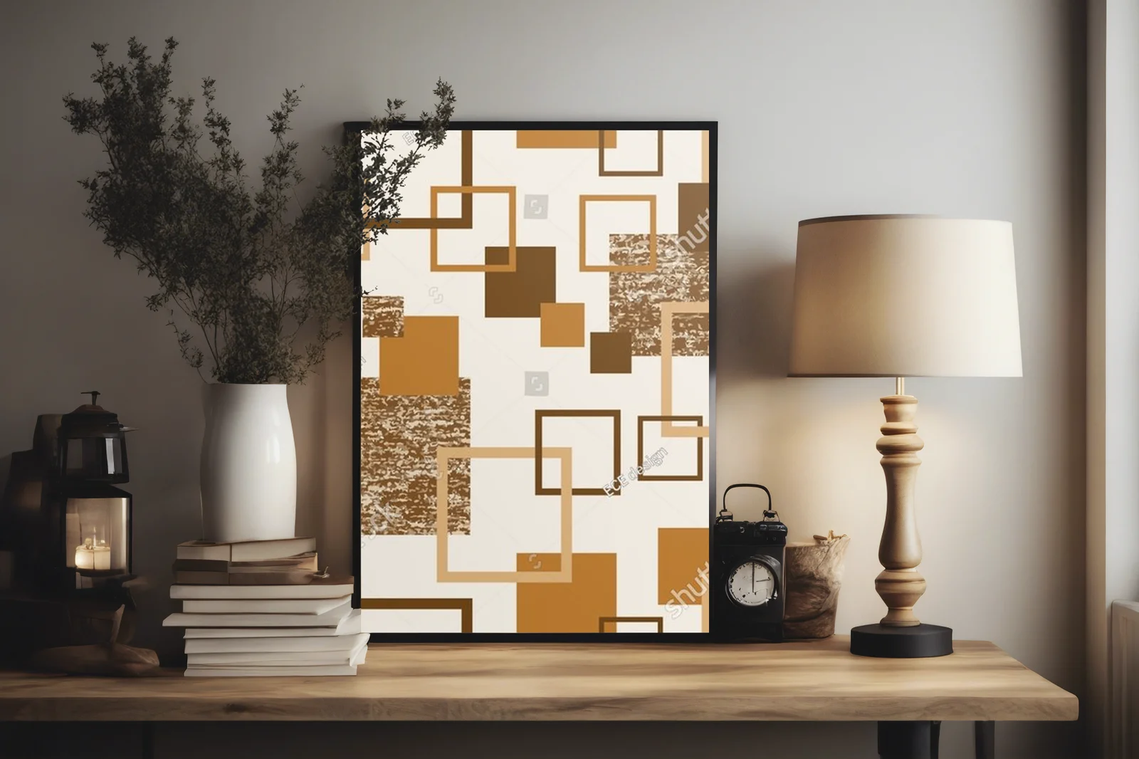 Słoneczne geometrie w pastelowych odcieniach