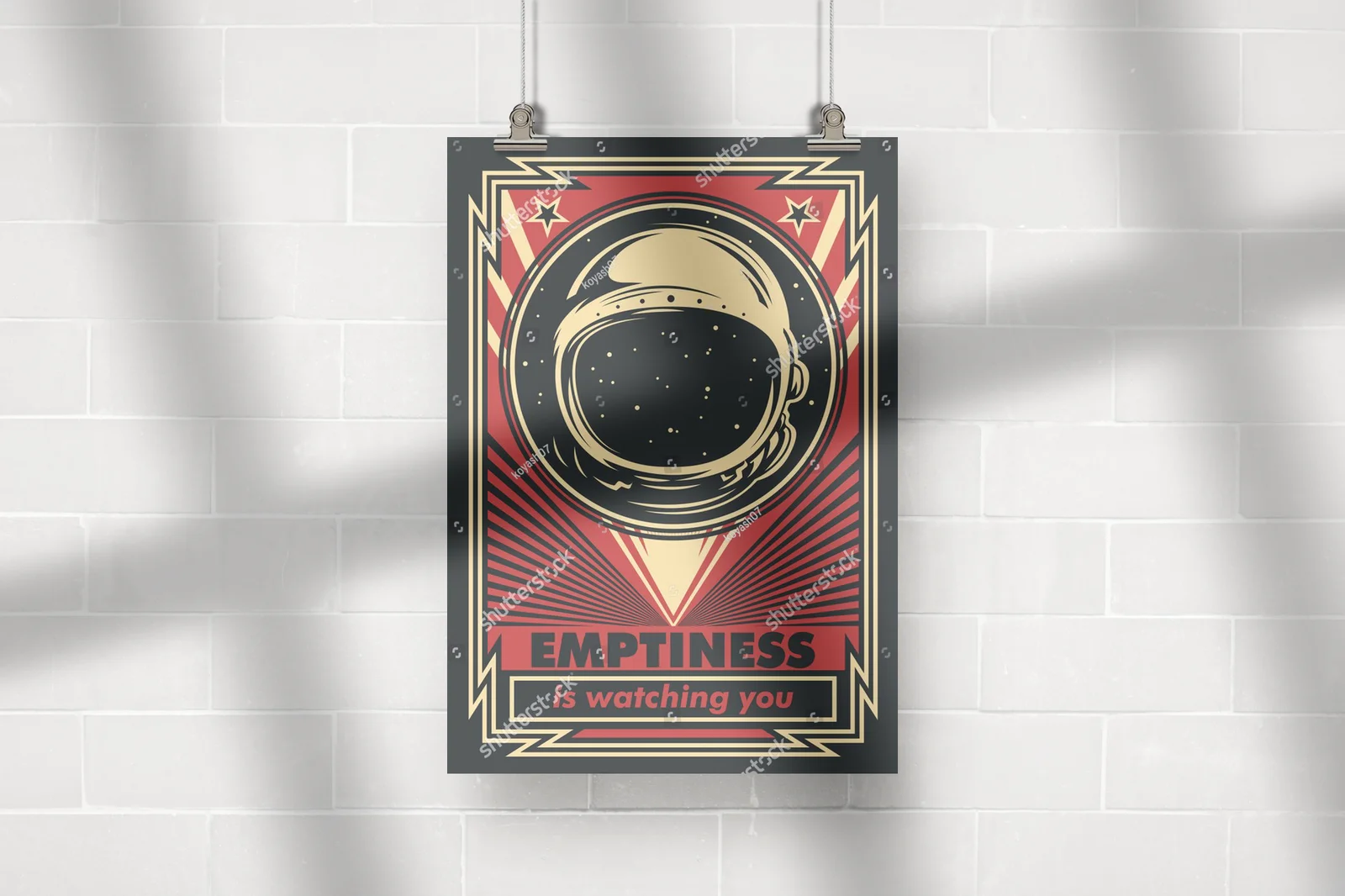 Kosmiczna propaganda w retro stylu