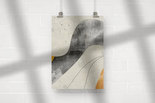 Minimalistyczna geometria w subtelnych odcieniach