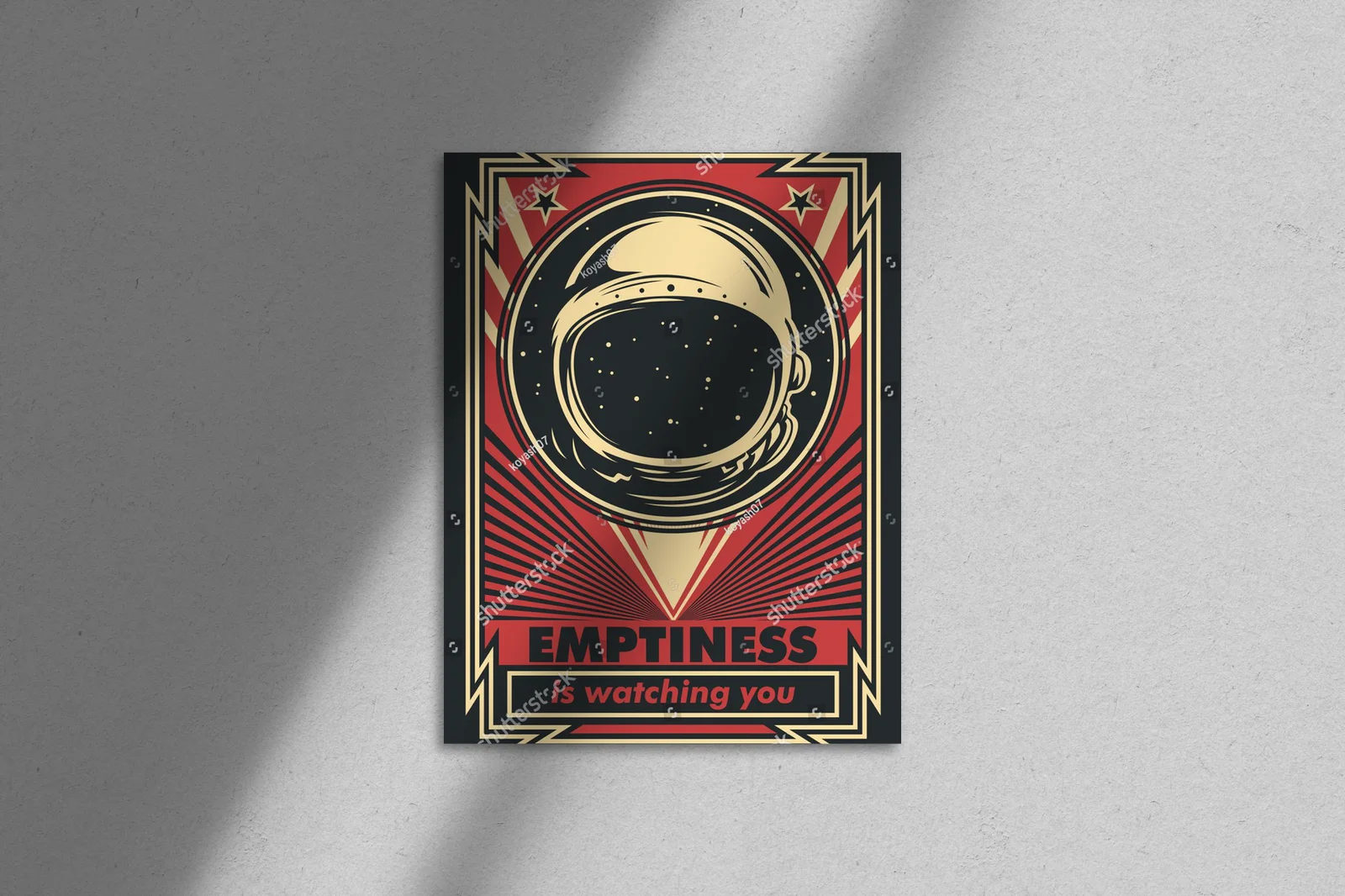 Kosmiczna propaganda w retro stylu