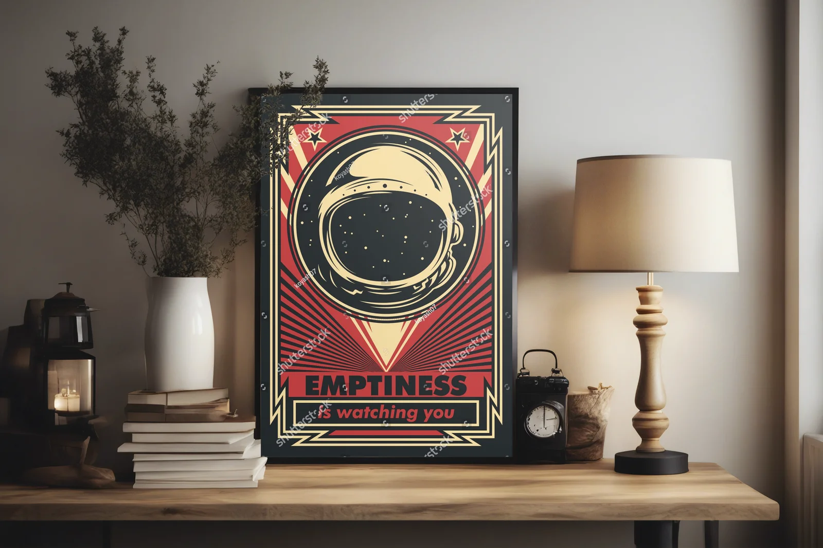 Kosmiczna propaganda w retro stylu