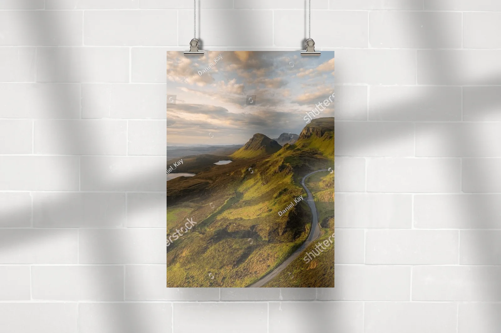 Klify Quiraing w chmurach - malownicza panorama