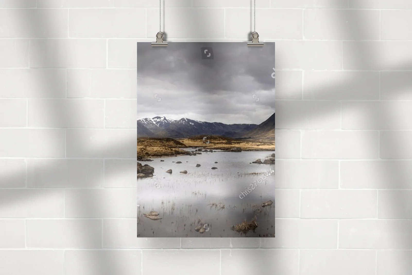 Malowniczy krajobraz Rannoch Moor w Szkocji