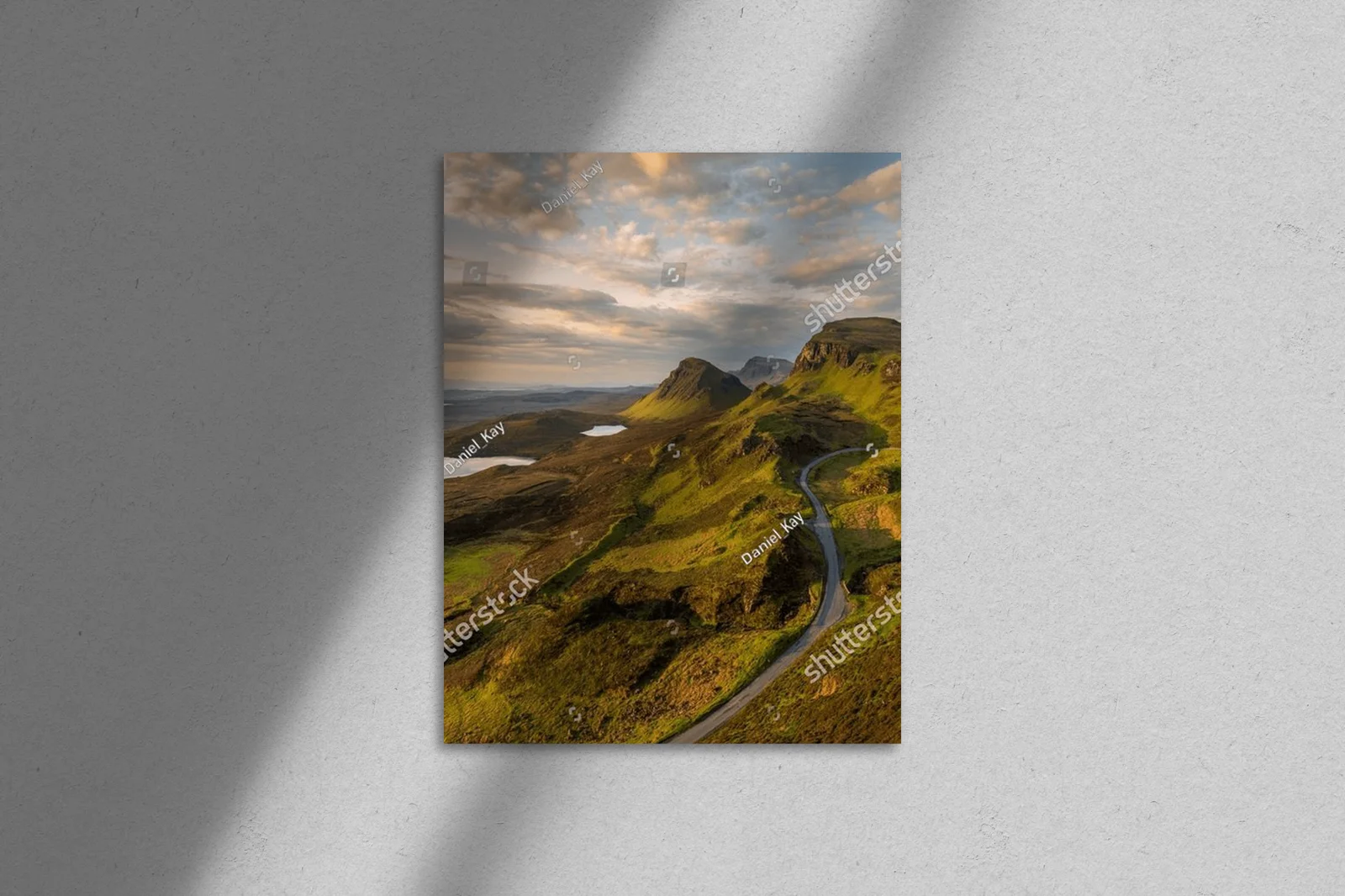 Klify Quiraing w chmurach - malownicza panorama
