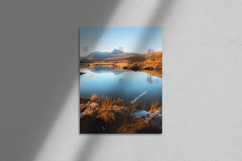 Złote światło nad spokojnym Rannoch Moor