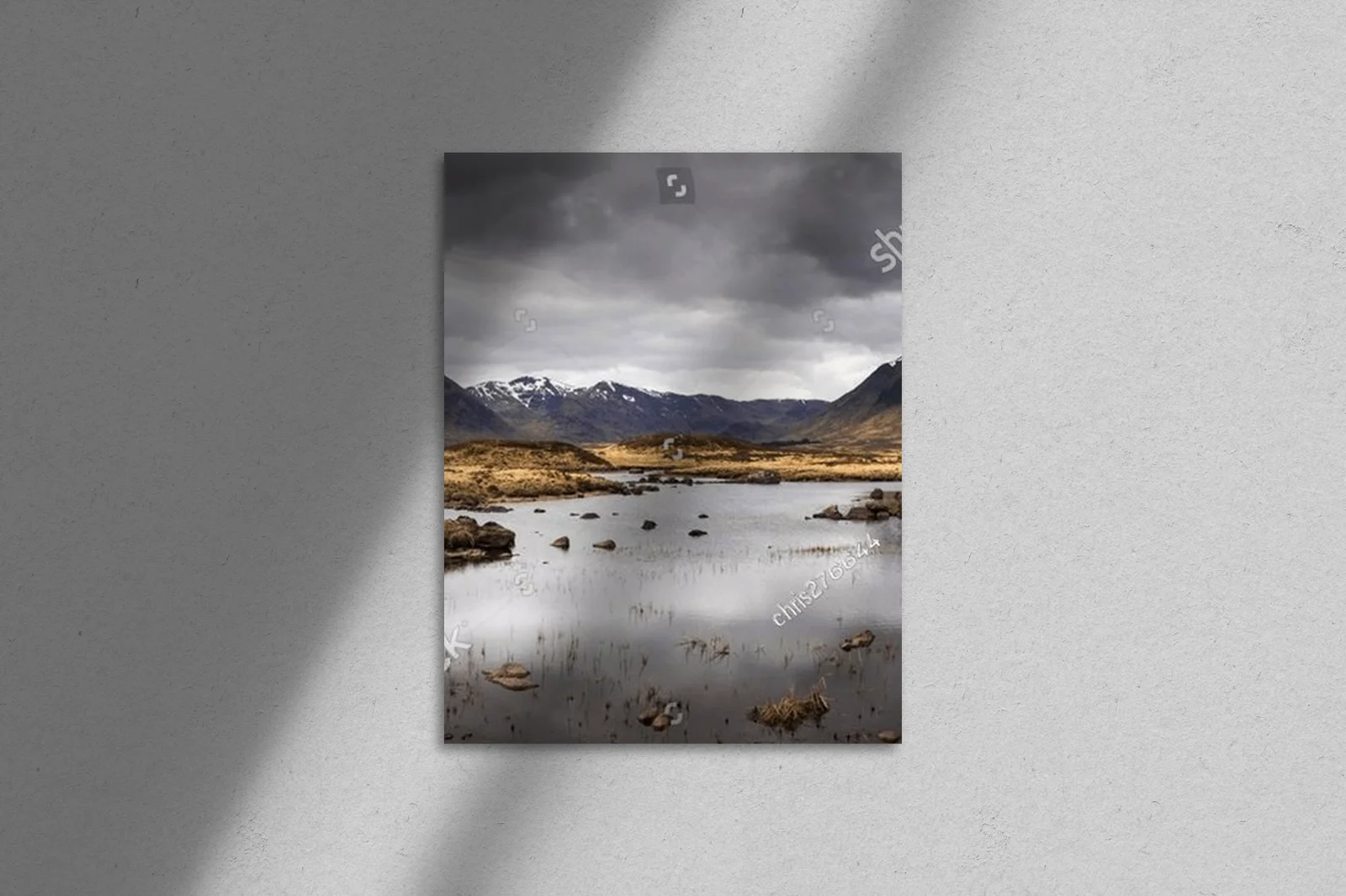 Malowniczy krajobraz Rannoch Moor w Szkocji