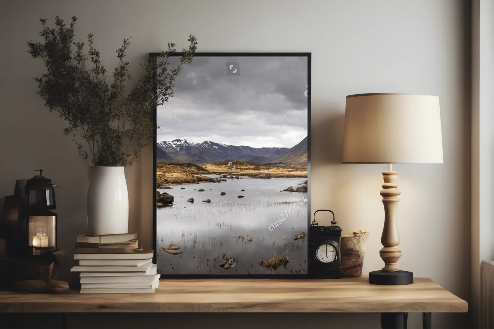 Malowniczy krajobraz Rannoch Moor w Szkocji