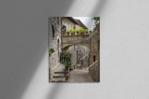 Urok średniowiecznego Spello w Umbria