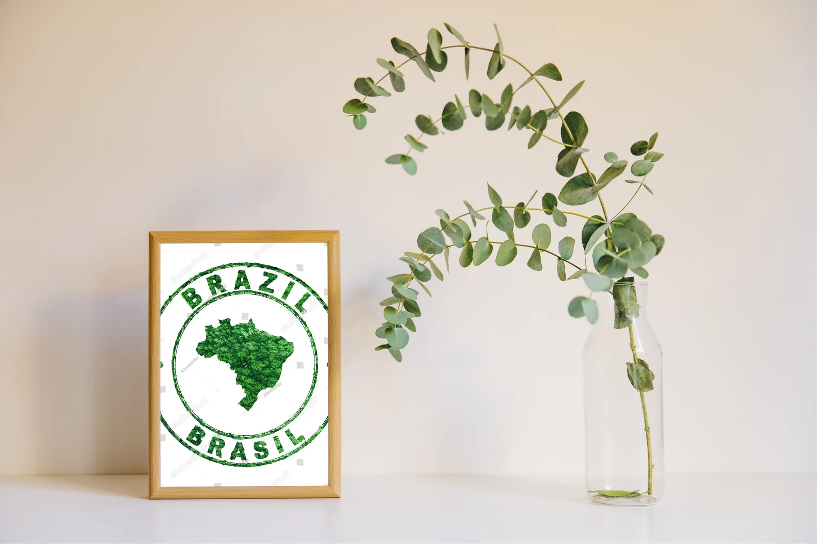 Nostalgiczna mapa Brazylii jako symbol zrównoważonego rozwoju