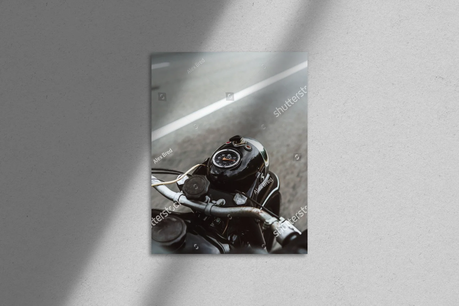Nostalgiczna elegancja retro motorbike