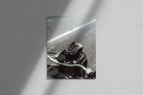Nostalgiczna elegancja retro motorbike