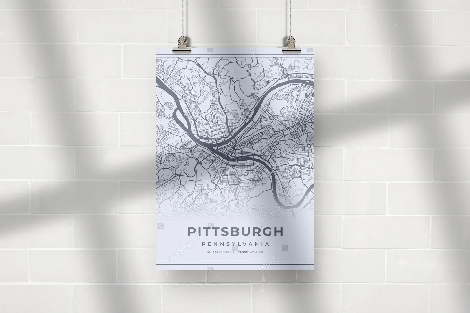 Elegancka szarość Pittsburgha w minimalistycznym stylu