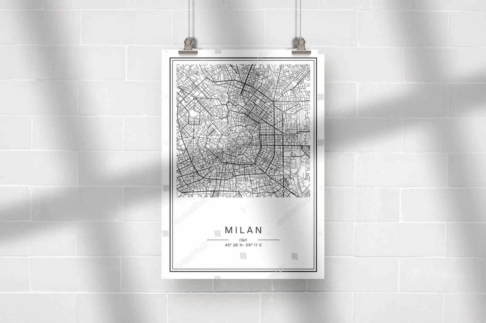 Milan w czerni i bieli: elegancka wizja miasta