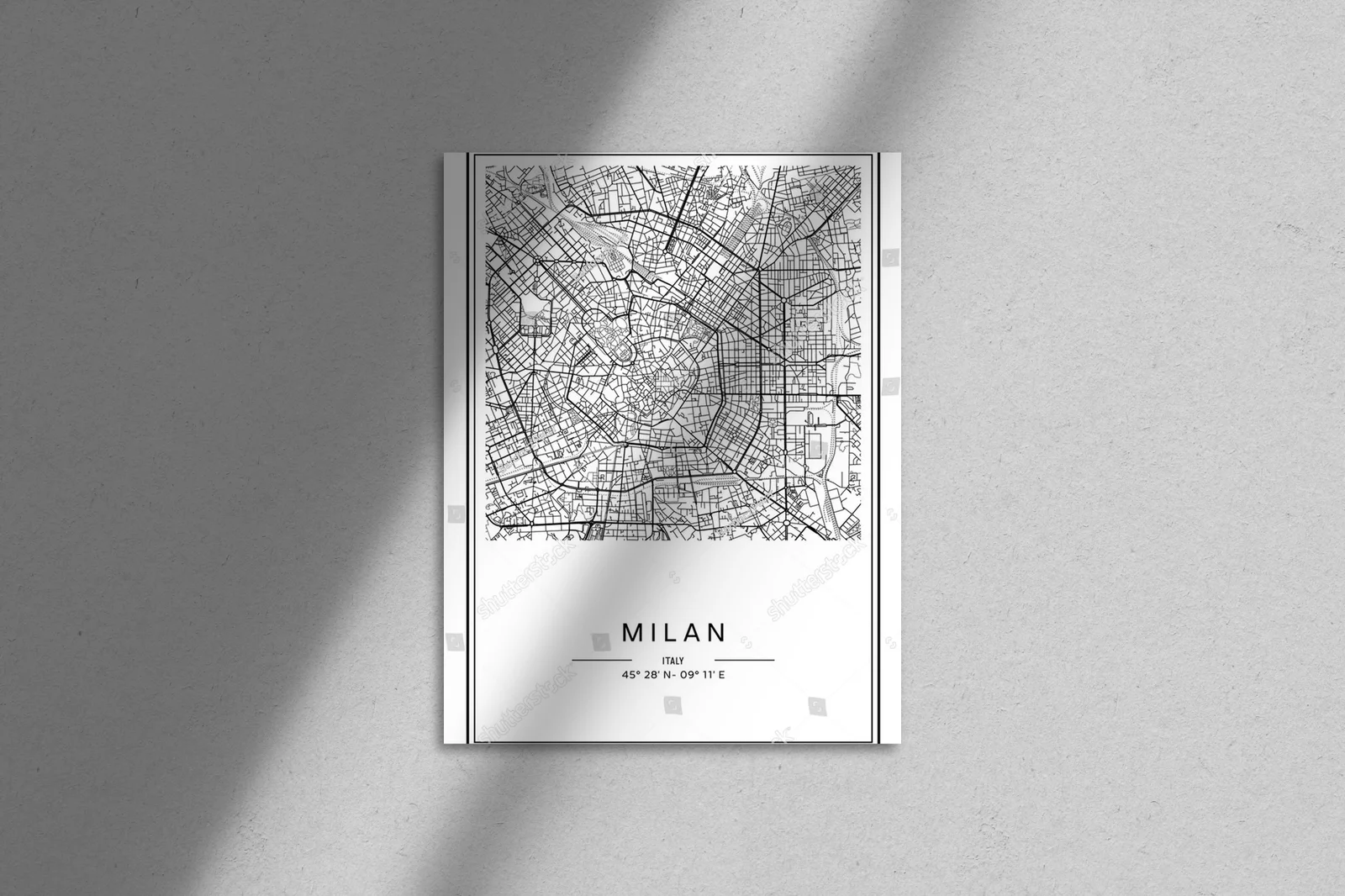 Milan w czerni i bieli: elegancka wizja miasta