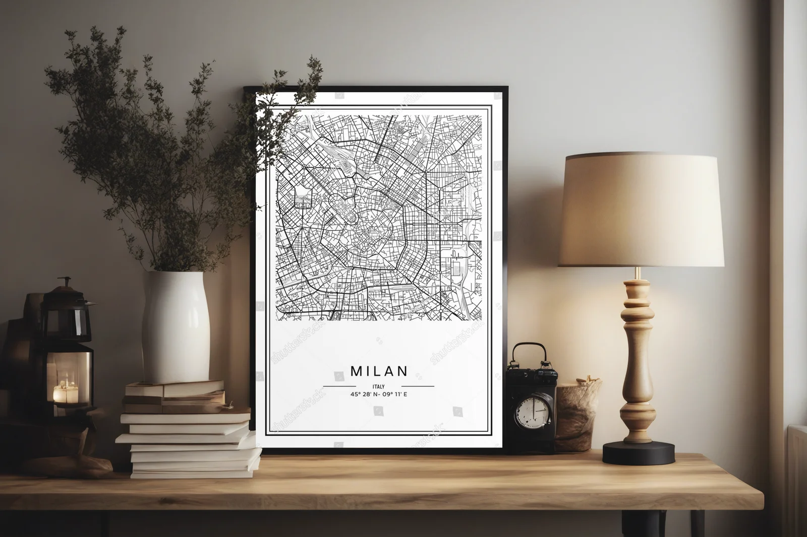Milan w czerni i bieli: elegancka wizja miasta