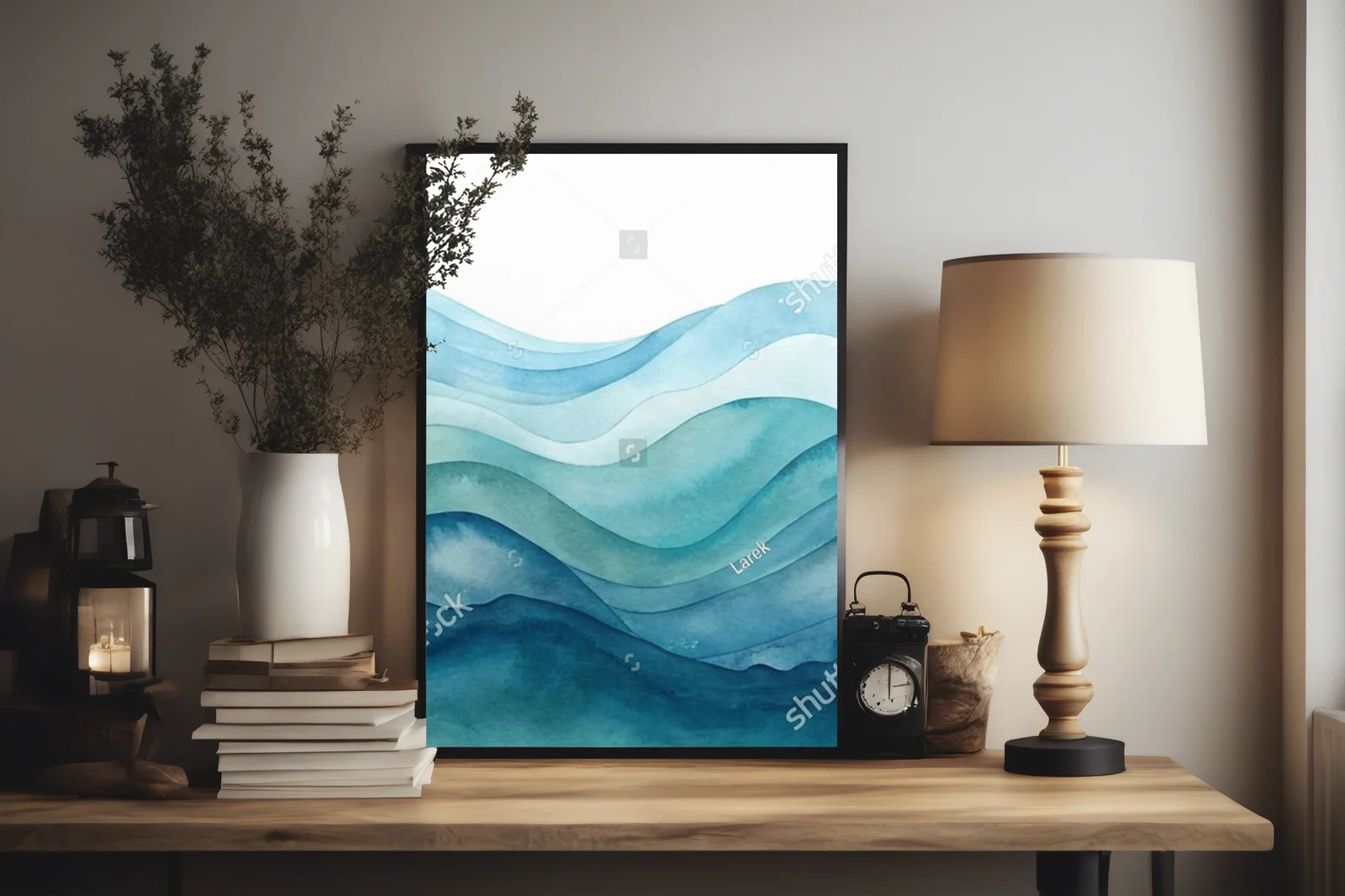 Spokój oceanicznych fal w delikatnych odcieniach