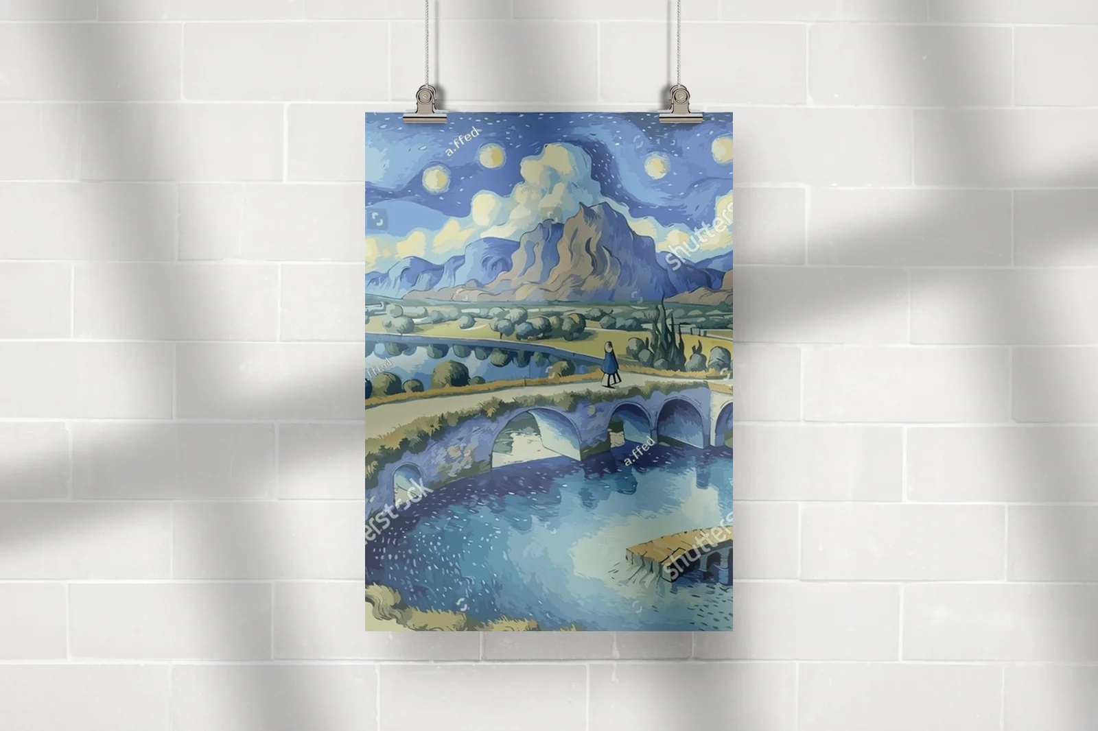 Nocne niebo w stylu Van Gogha pełne magii