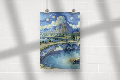 Nocne niebo w stylu Van Gogha pełne magii