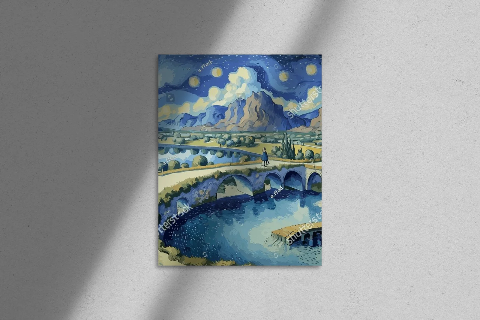 Nocne niebo w stylu Van Gogha pełne magii