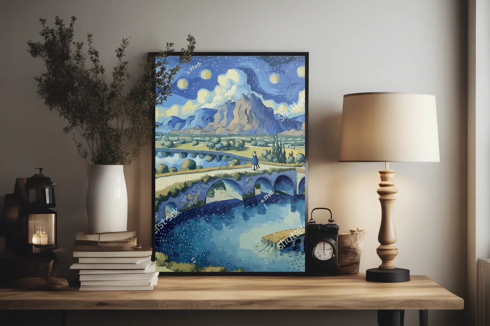 Nocne niebo w stylu Van Gogha pełne magii