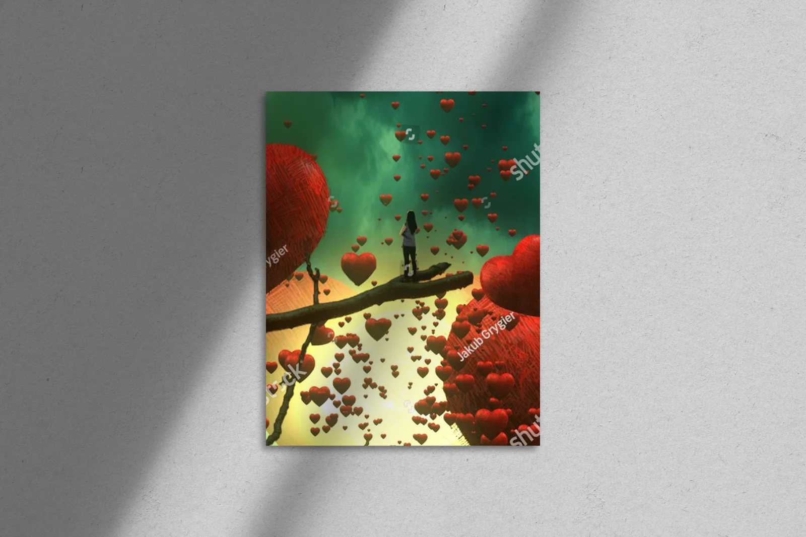 Marzenia w sercu - surrealistyczna kompozycja