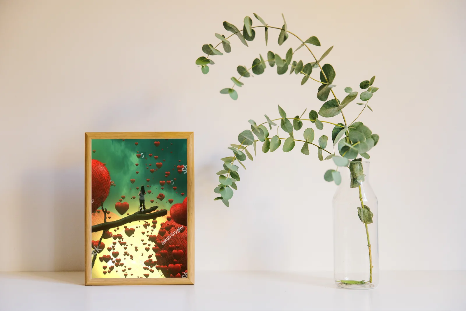 Marzenia w sercu - surrealistyczna kompozycja