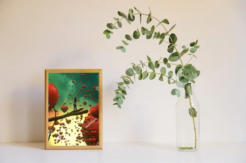 Marzenia w sercu - surrealistyczna kompozycja