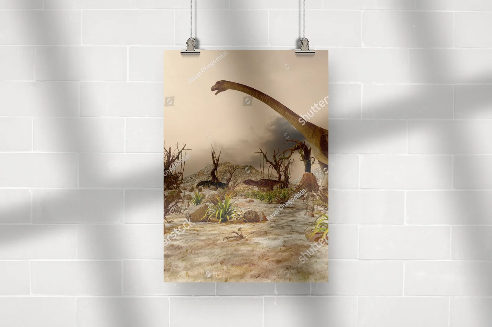Prehistoryczna dżungla pełna dinozaurów