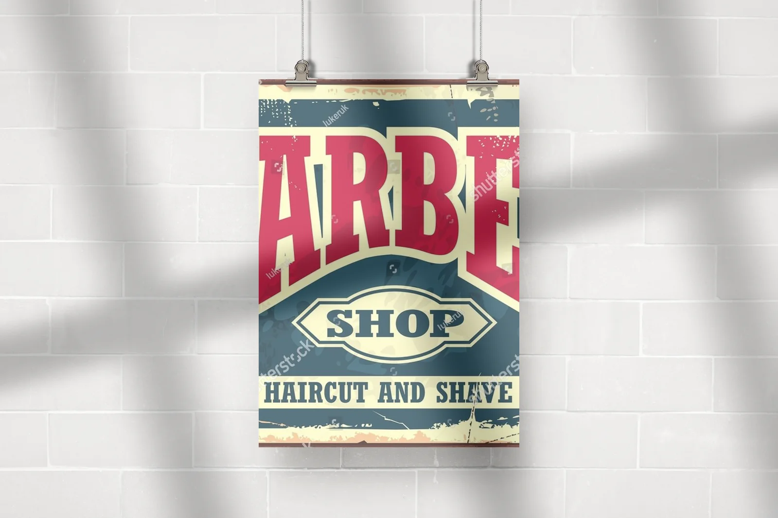 Vintage urok stylu hipsterskiego w barber shopie