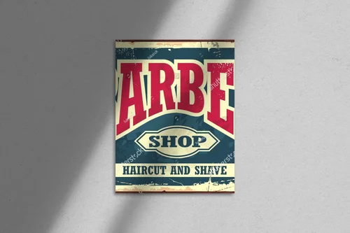 Vintage urok stylu hipsterskiego w barber shopie