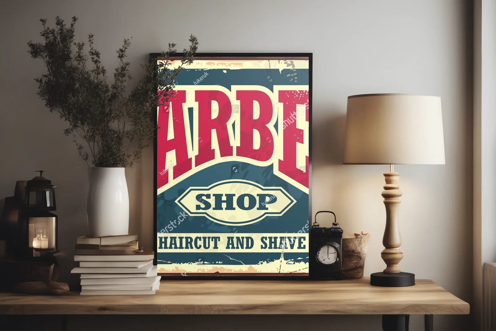 Vintage urok stylu hipsterskiego w barber shopie