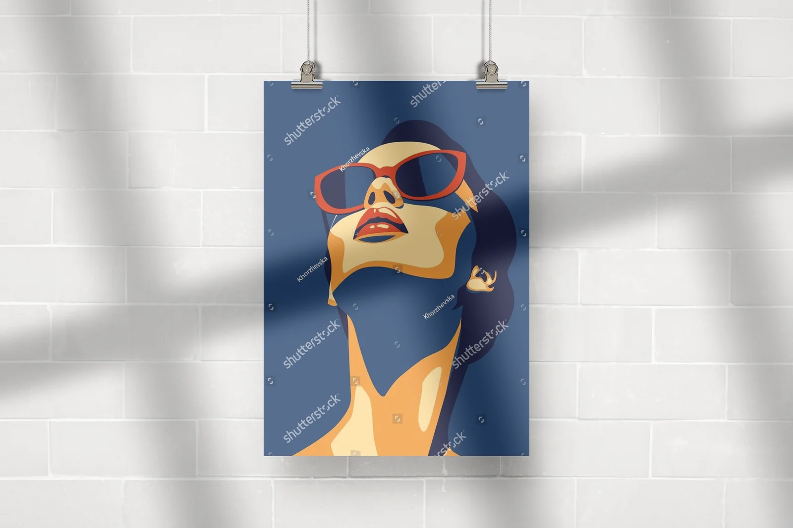 Stylowy portret młodej kobiety w finezyjnych odcieniach