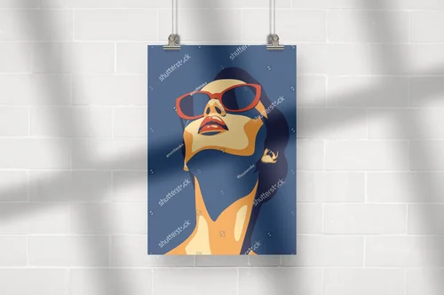 Stylowy portret młodej kobiety w finezyjnych odcieniach