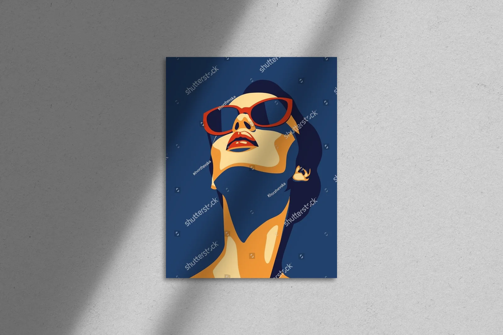 Stylowy portret młodej kobiety w finezyjnych odcieniach