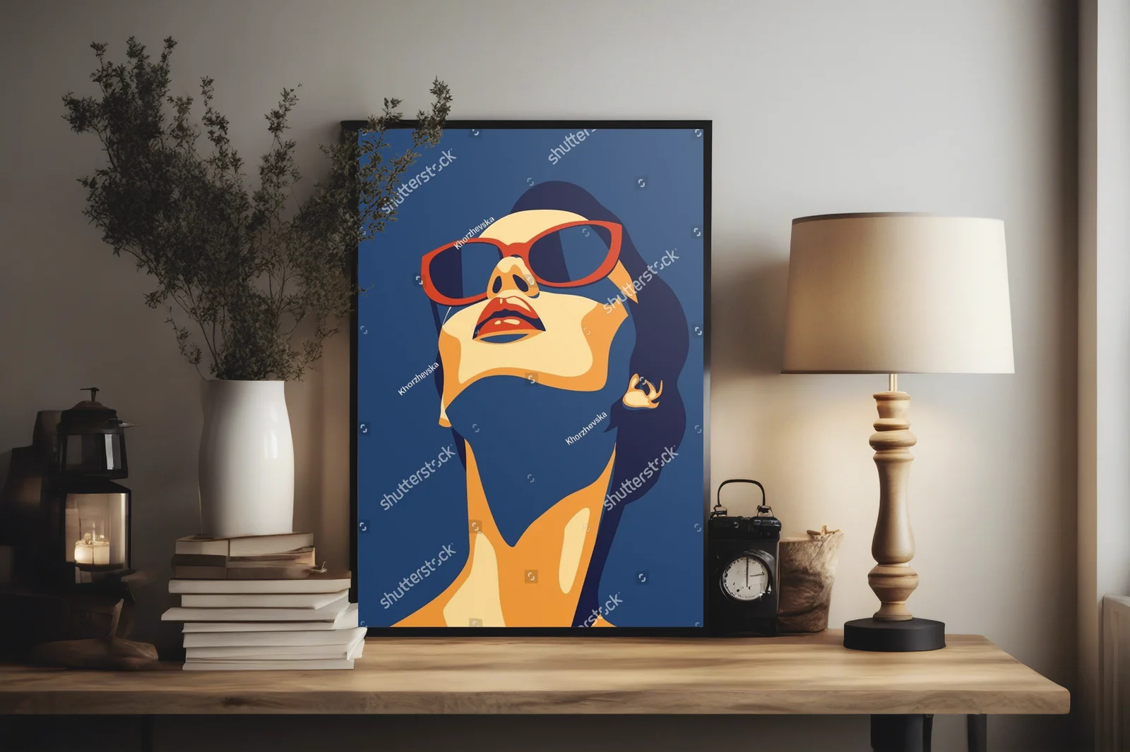Stylowy portret młodej kobiety w finezyjnych odcieniach