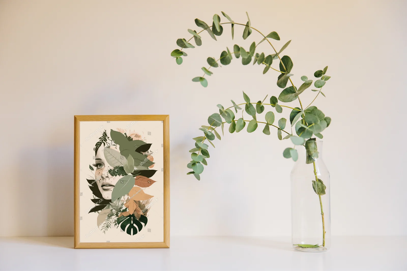 Botaniczna kompozycja w stylu boho
