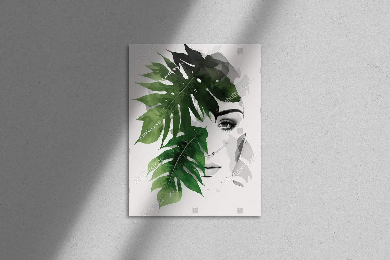 Botaniczna kompozycja w minimalistycznym stylu boho