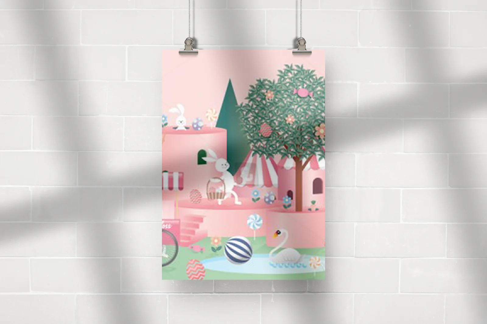 Bajkowe ilustracje wielkanocnej radości