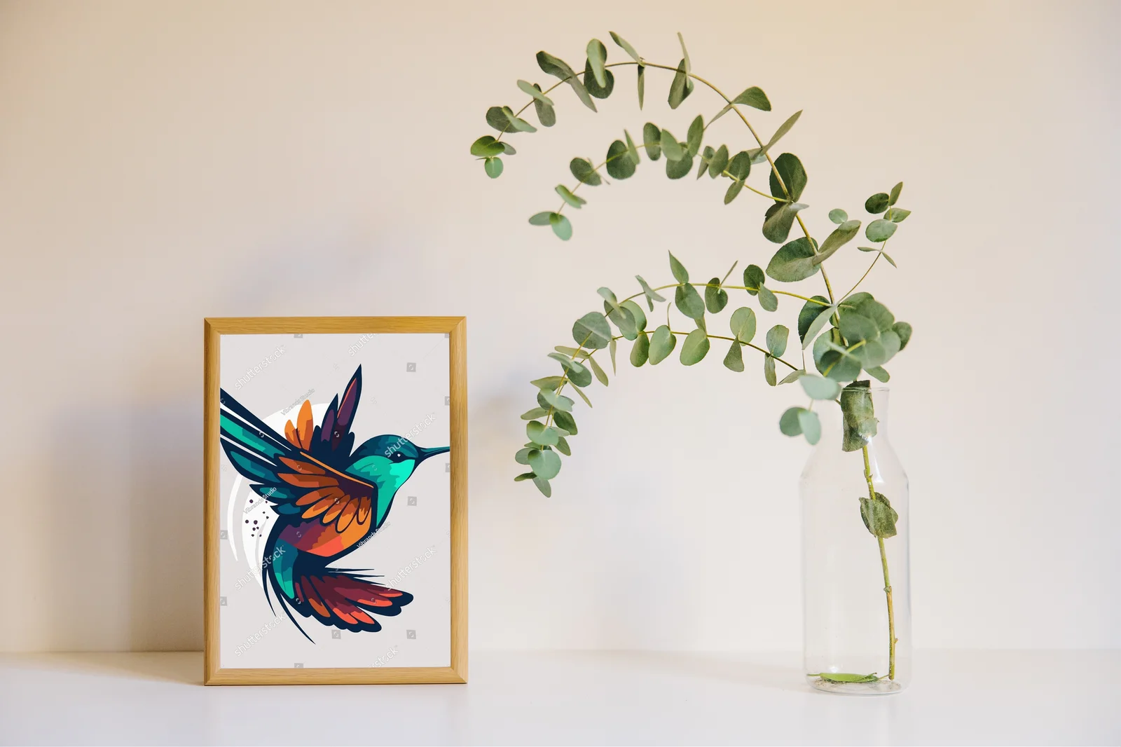 Kolorowe kolibry w dynamicznych kompozycjach